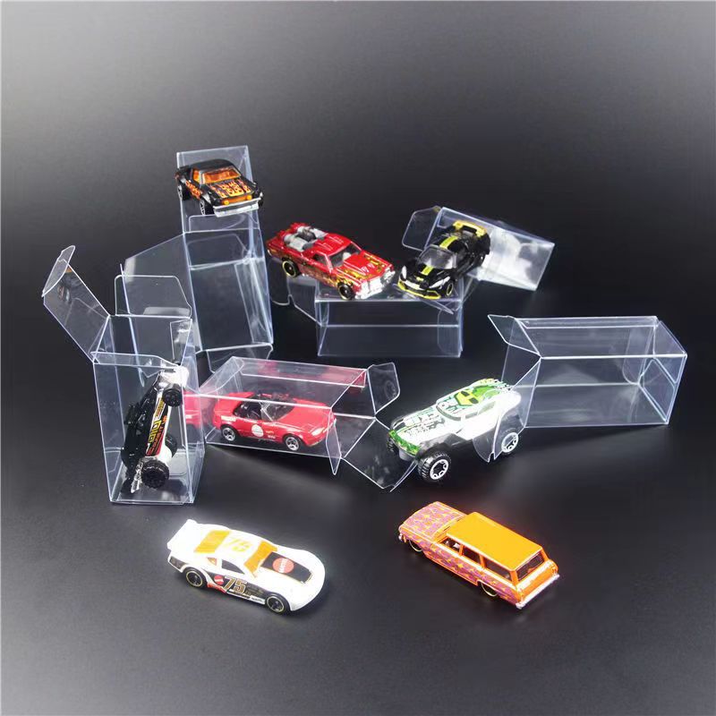 Home Improvement Hot Wheels - 50pcs Multiple Sizes 82*40*30mm PVC Clear