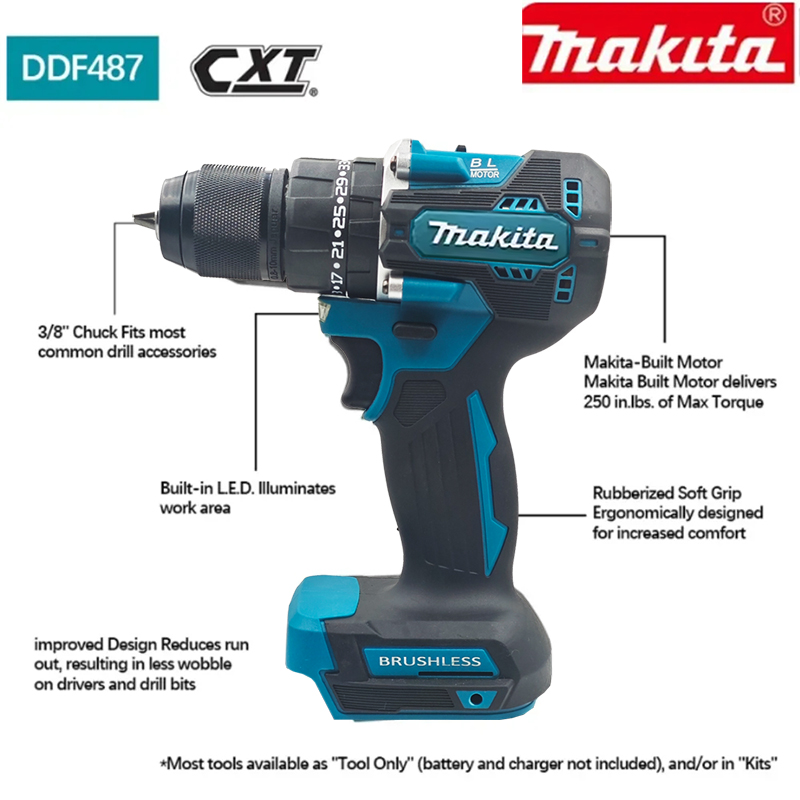 Makita Battery 18v  Makita DDF - Makita Drill Ddf484 recension och pris