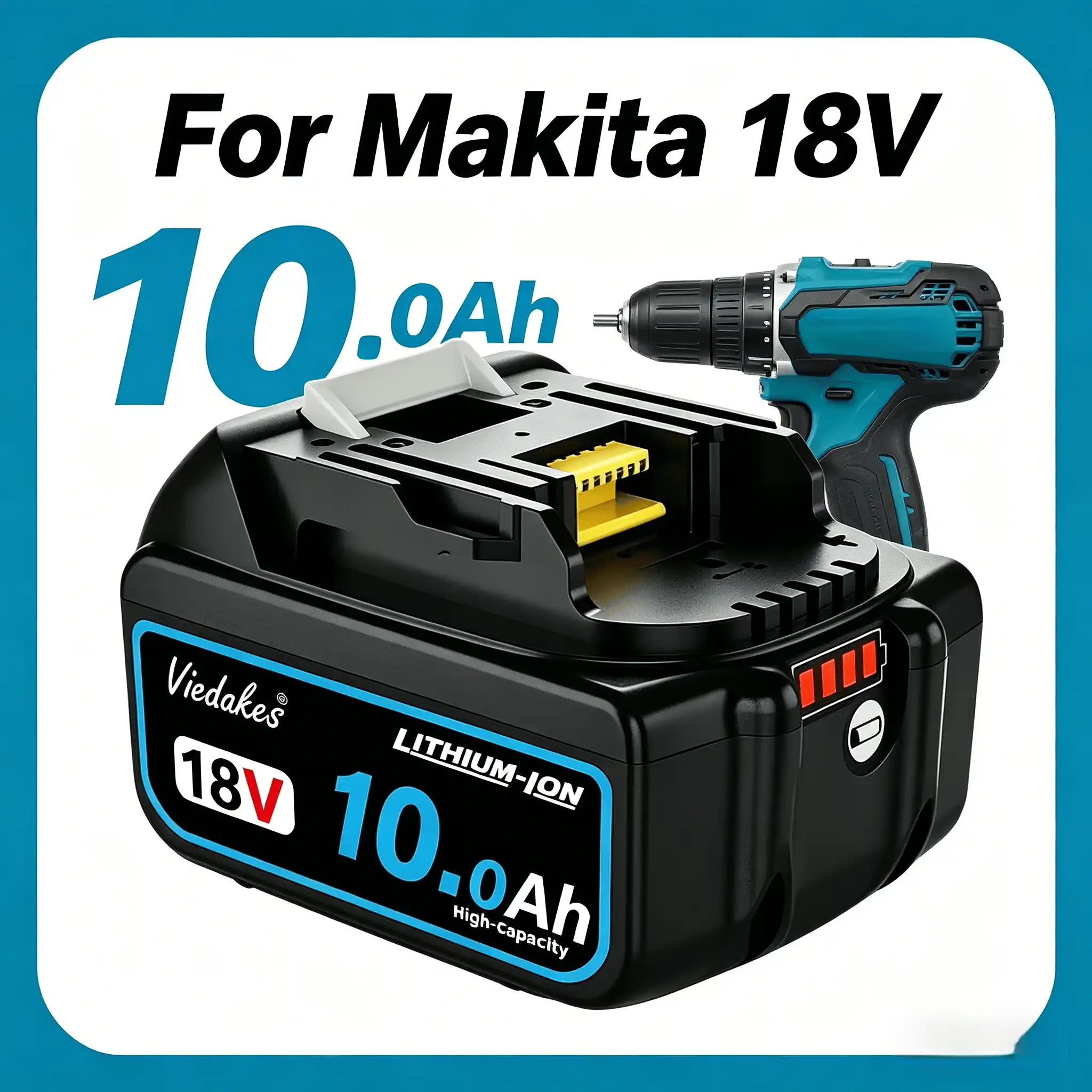 For Makita 18V Battery 12.0Ah  - Makita Drill Ddf484 recension och pris