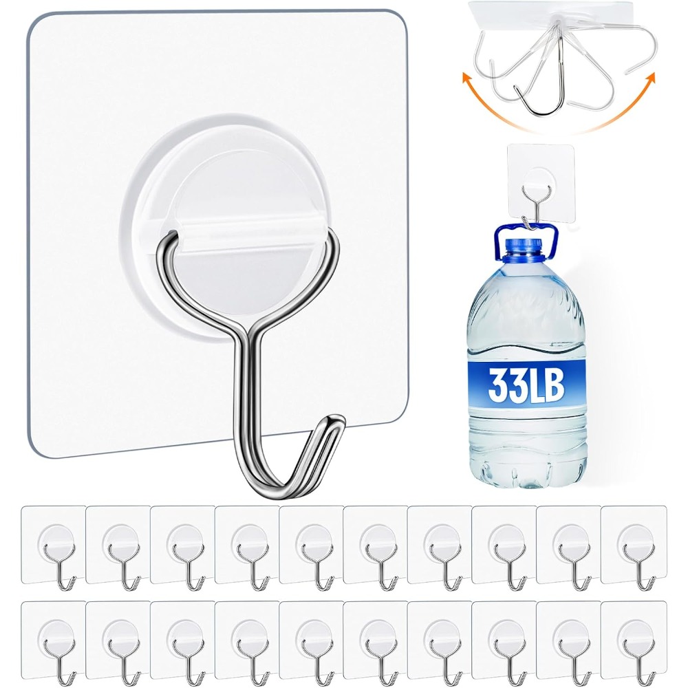 Heavy Duty Adhesive Wall Hooks - Home Improvement In recension och pris