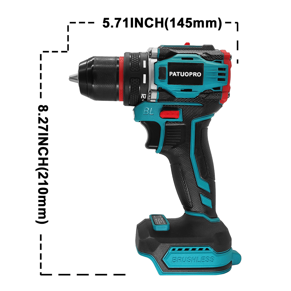 PATUOPRO 21V Wireless Brushles - Makita Drill Ddf484 recension och pris