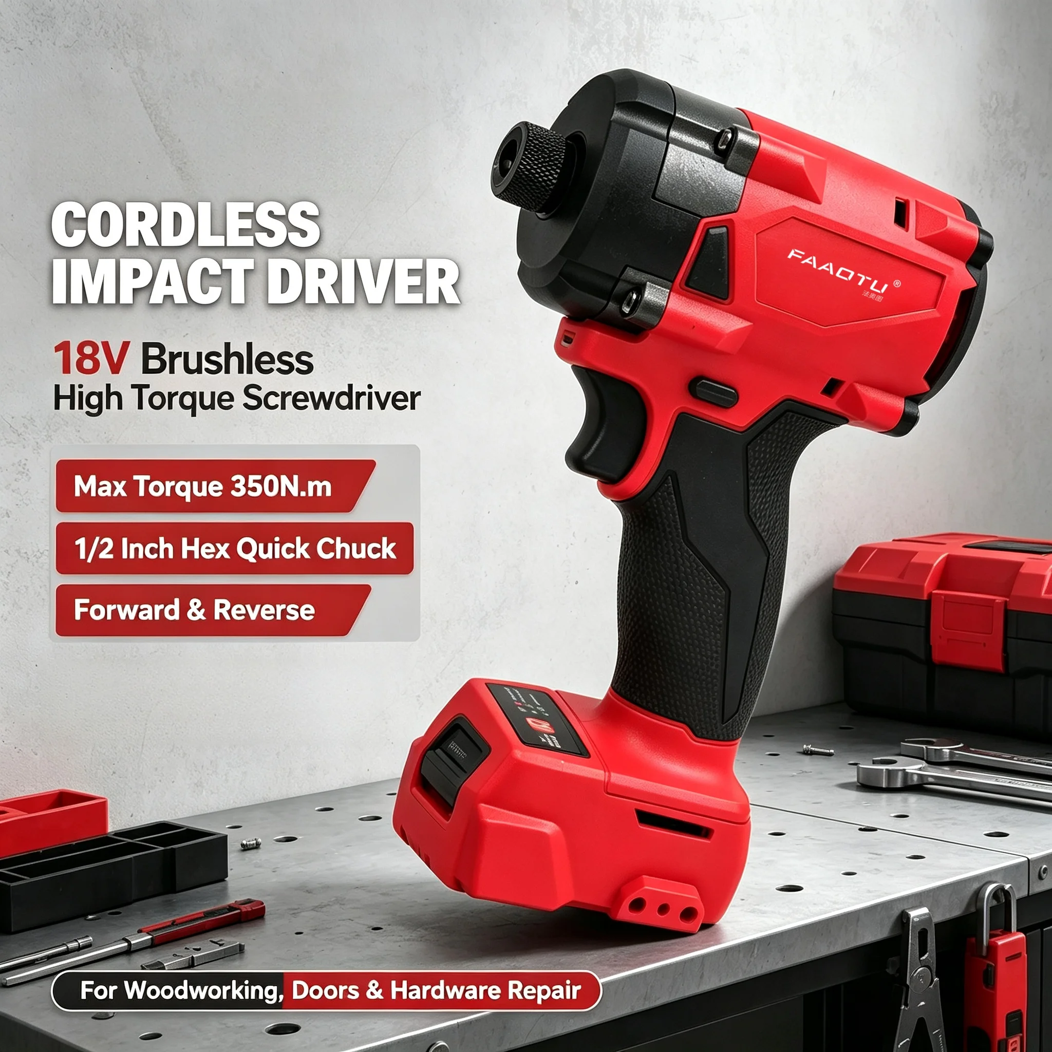 FAAOTU 18V Cordless Electric S - Home Improvement In recension och pris
