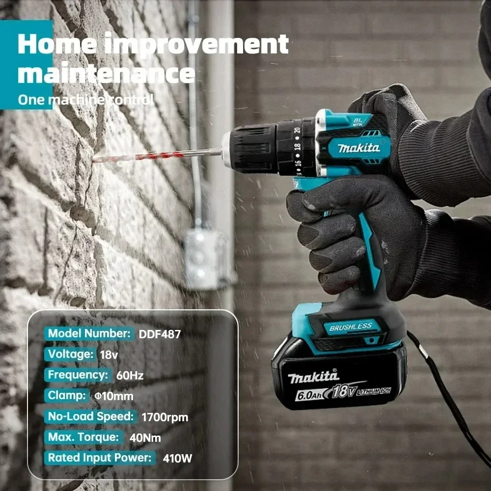 Makita 100%Original DDF487 Cor - Makita Drill Ddf484 recension och pris